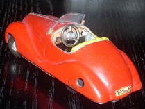 Vintage BMW 328 tin toy car