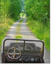 missähän se vihulainen väijyy meidän Jeep:iä