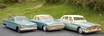 60 l jenkkien pikkuautot, Corvair, Falcon ja Valiant.